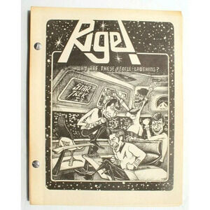Vintage 1977 Rigel Star Trek Fanzine Zine (Carol Ann Lee / Vicki E. James)